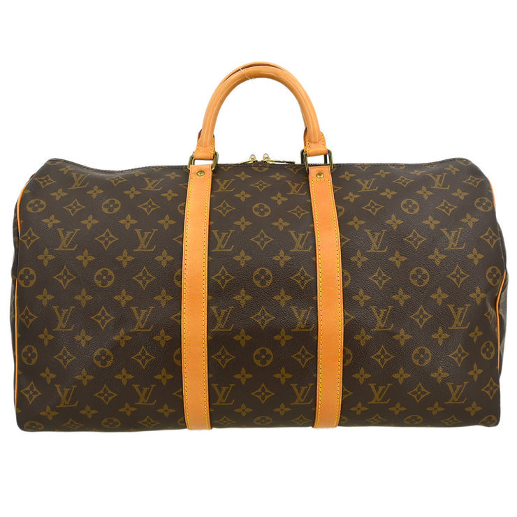 Louis Vuitton Monogram Keepall 50 Duffle Travel Handbag M41426 MB8907 XX31962