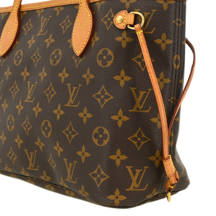 Louis Vuitton Monogram Neverfull PM Tote Handbag M40155 AR1153 XX32087