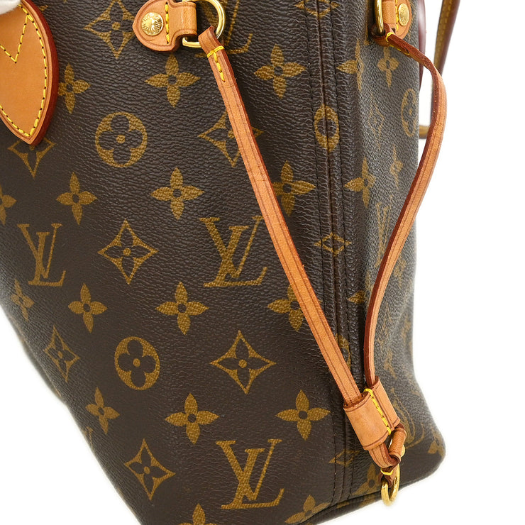 Louis Vuitton Monogram Neverfull PM Tote Handbag M40155 AR1153 XX32087