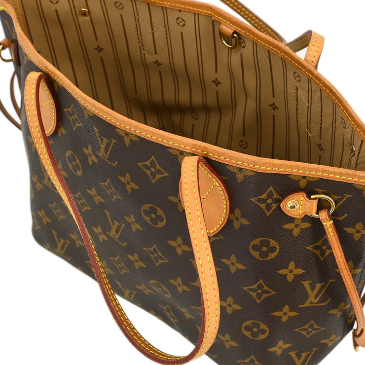 Louis Vuitton Monogram Neverfull PM Tote Handbag M40155 AR1153 XX32087