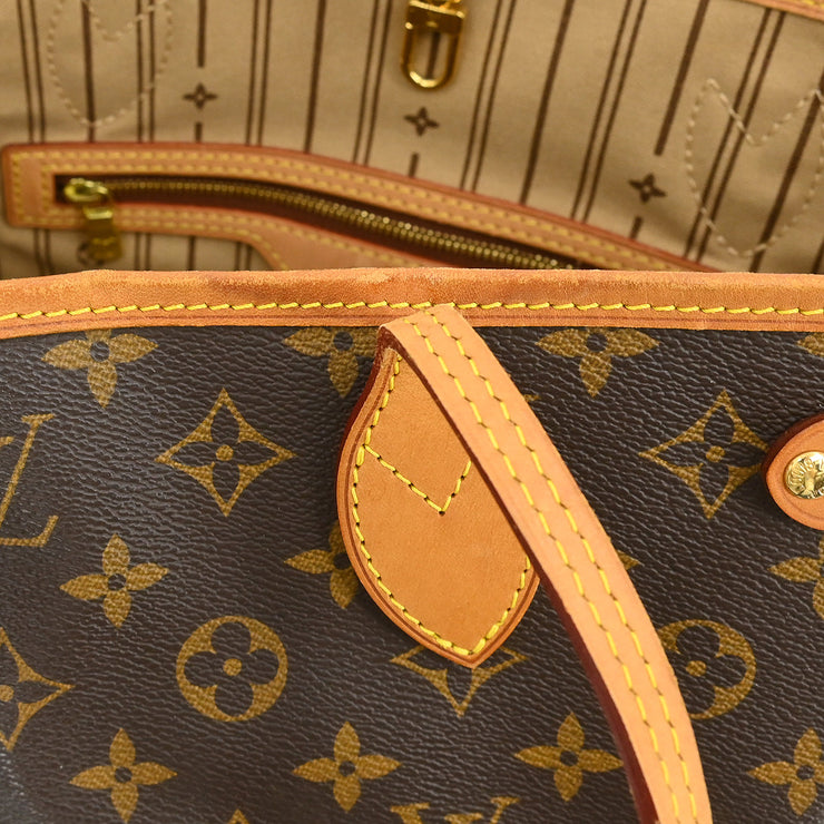 Louis Vuitton Monogram Neverfull PM Tote Handbag M40155 AR1153 XX32087