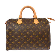 Louis Vuitton Monogram Speedy 30 Handbag M41526 TH0022 XX32414