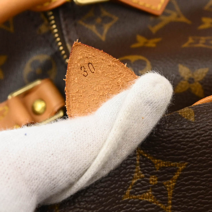 Louis Vuitton Monogram Speedy 30 Handbag M41526 TH0022 XX32414