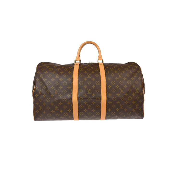 Louis Vuitton Monogram Keepall 55 Travel Duffle Handbag M41424 MI1920 XX32453