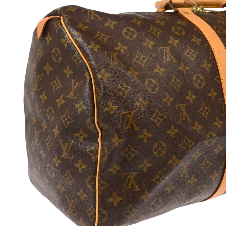 Louis Vuitton Monogram Keepall 55 Travel Duffle Handbag M41424 MI1920 XX32453