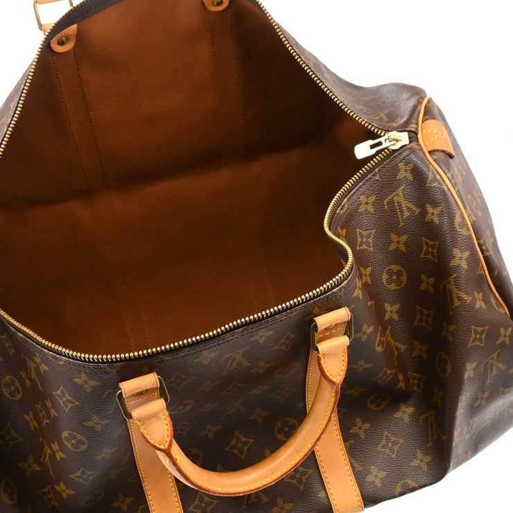 Louis Vuitton Monogram Keepall 55 Travel Duffle Handbag M41424 MI1920 XX32453