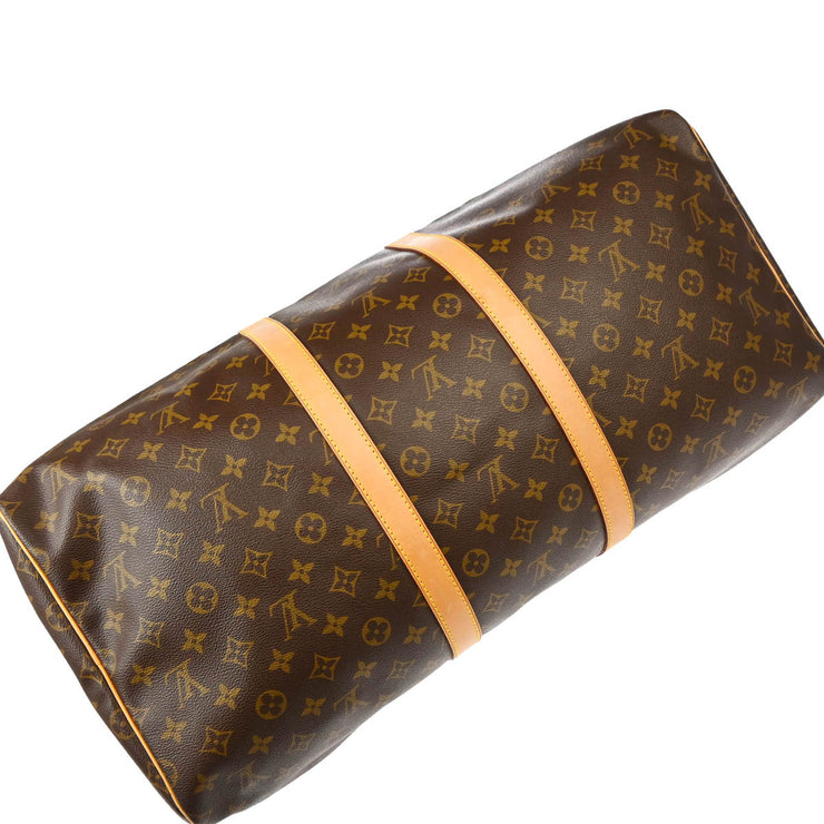 Louis Vuitton Monogram Keepall 55 Travel Duffle Handbag M41424 MI1920 XX32453