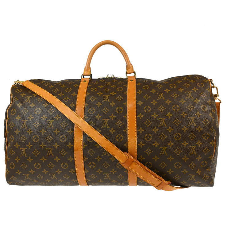 Louis Vuitton Monogram Keepall Bandouliere 60 Duffle Bag M41412 TH1901 XX32464