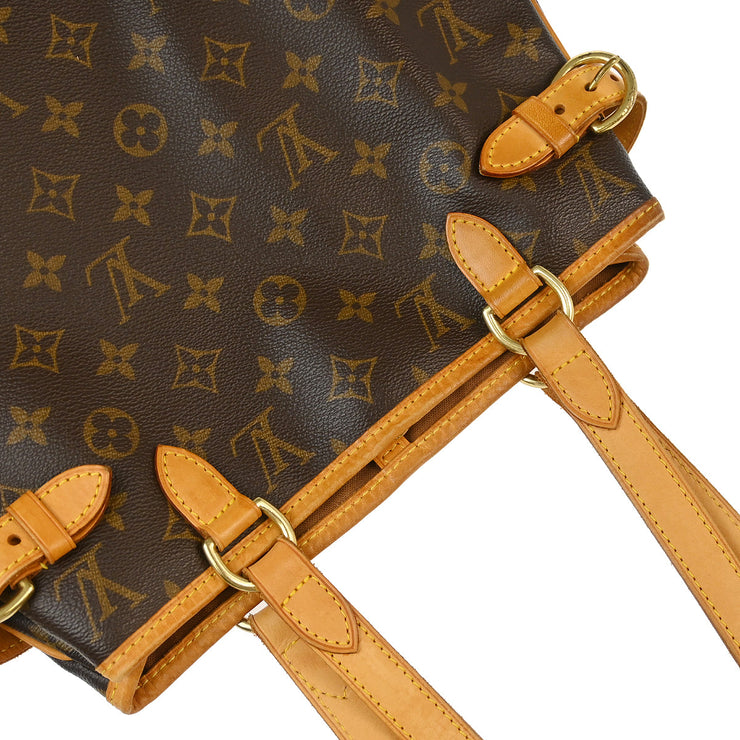Louis Vuitton Monogram Batignolles Vertical Tote Handbag M51153 MI0035 XX32552