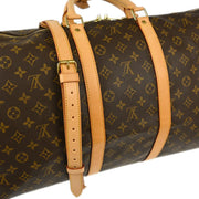 Louis Vuitton Monogram Keepall Bandouliere 55 Duffle Bag M41414 FL0013 XX32609