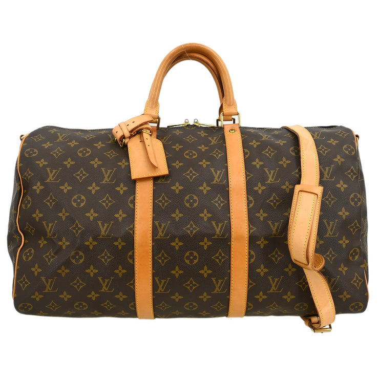 Louis Vuitton Monogram Keepall Bandouliere 50 Duffle Bag M41416 VI1914 XX32616