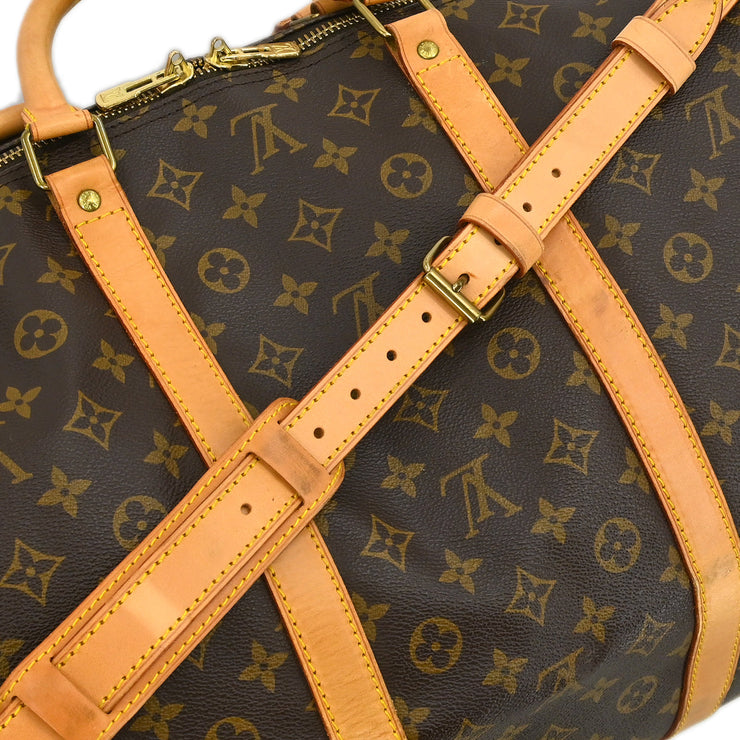 Louis Vuitton Monogram Keepall Bandouliere 60 Duffle Bag M41412 VI8910 XX32647