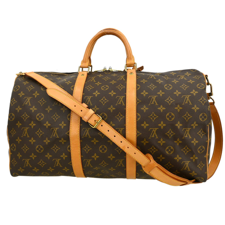 Louis Vuitton Monogram Keepall Bandouliere 50 Duffle Bag M41416 VI1914 XX32706