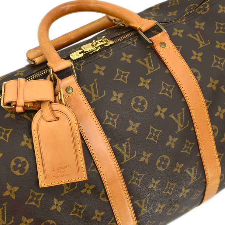 Louis Vuitton Monogram Keepall Bandouliere 50 Duffle Bag M41416 VI1914 XX32706