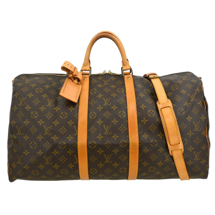 Louis Vuitton Monogram Keepall Bandouliere 55 Duffle Bag M41414 SP0911 XX32750
