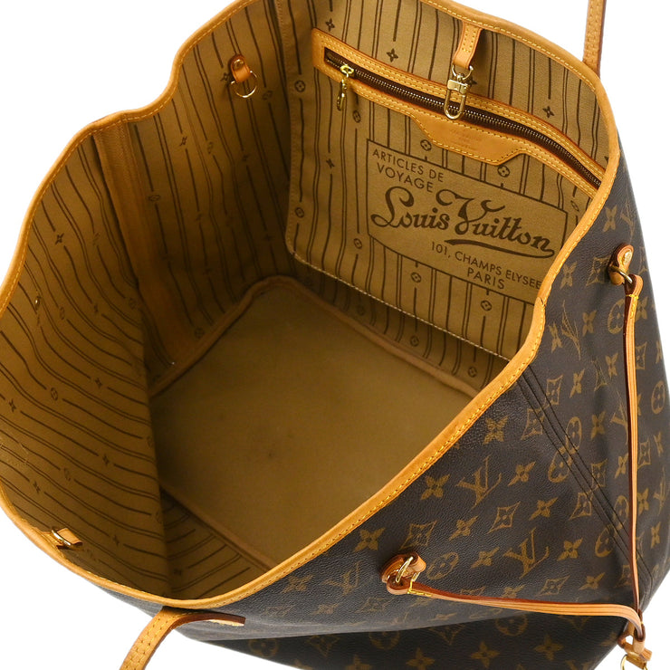 Louis Vuitton Monogram Neverfull GM Tote Handbag M40157 TH1007 XX32803