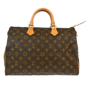 Louis Vuitton Monogram Speedy 35 Handbag M41524 MB0051 XX32814