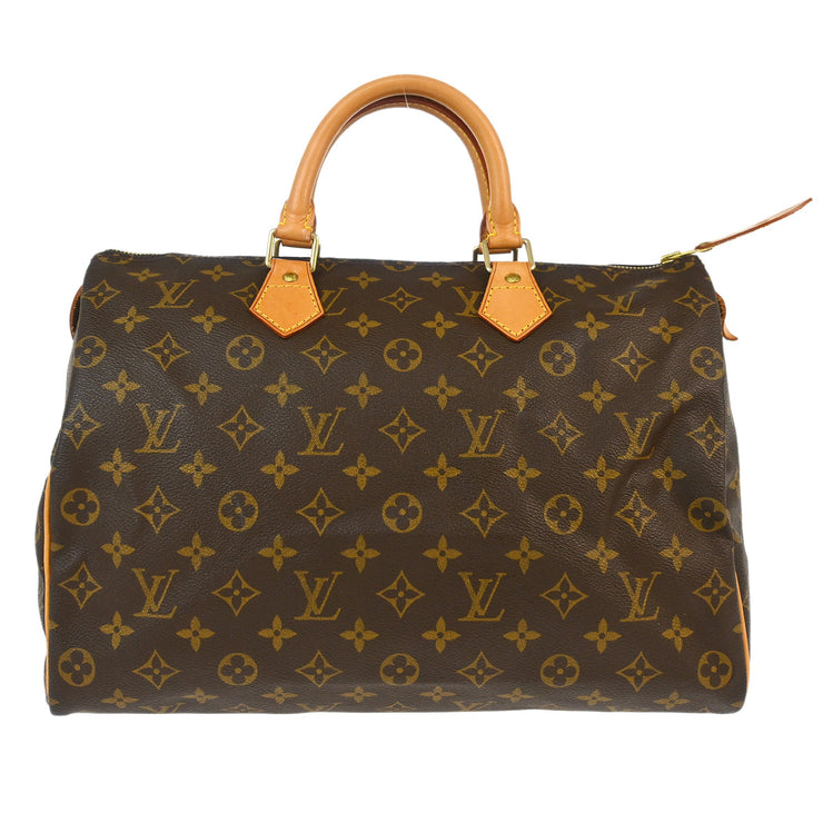Louis Vuitton Monogram Speedy 35 Handbag M41524 MB0051 XX32814