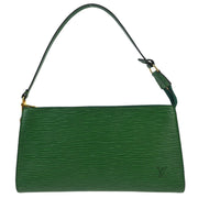 Louis Vuittonq Green Epi Pochette Accessoires Handbag M52944 AR0959 XX31977