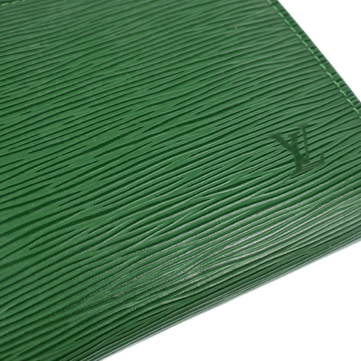 Louis Vuittonq Green Epi Pochette Accessoires Handbag M52944 AR0959 XX31977