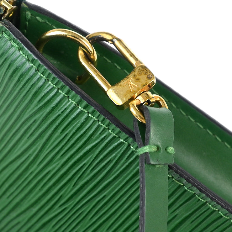 Louis Vuittonq Green Epi Pochette Accessoires Handbag M52944 AR0959 XX31977