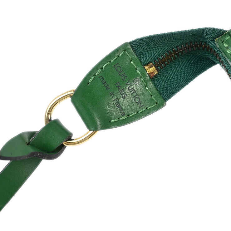 Louis Vuittonq Green Epi Pochette Accessoires Handbag M52944 AR0959 XX31977