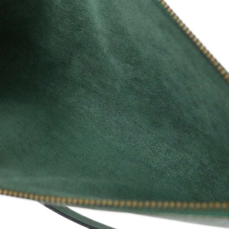 Louis Vuittonq Green Epi Pochette Accessoires Handbag M52944 AR0959 XX31977