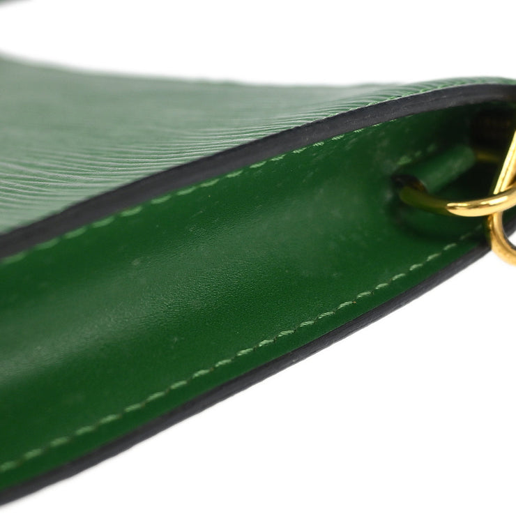 Louis Vuittonq Green Epi Pochette Accessoires Handbag M52944 AR0959 XX31977