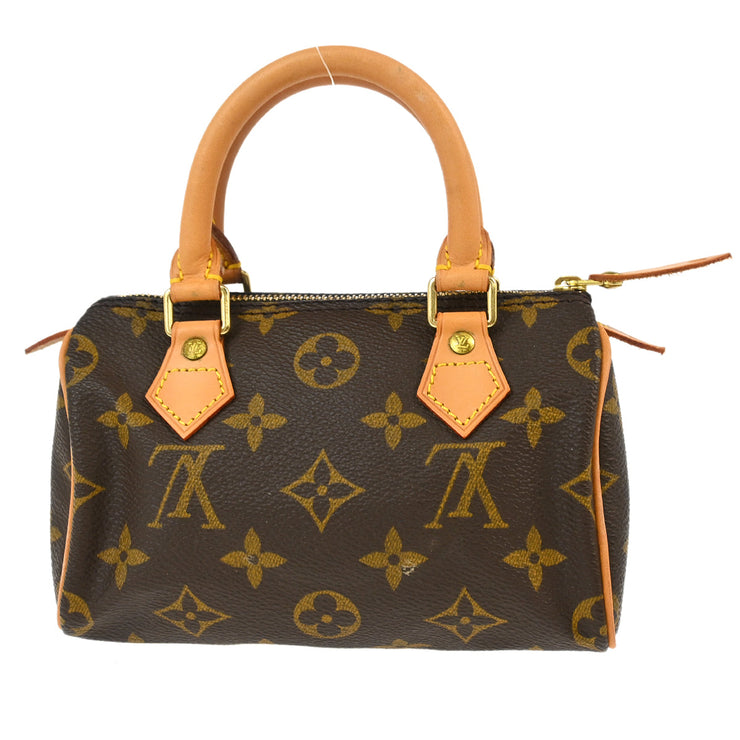 Louis Vuitton Monogram Mini Speedy Handbag M41534 TH0051 XX31986