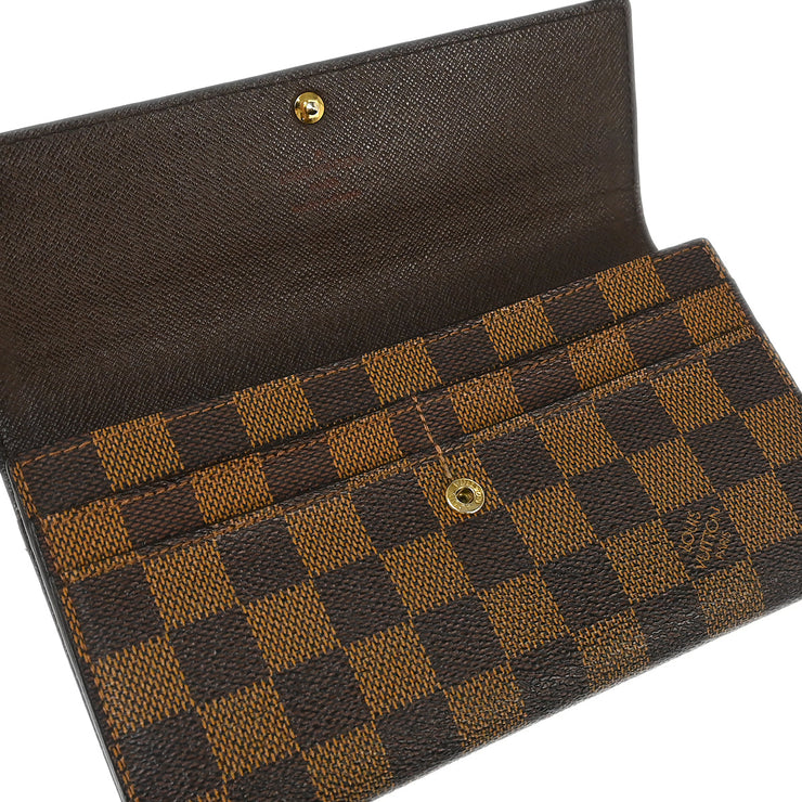 Louis Vuitton Damier Portefeuille Sarah Wallet N61734 CT4102 XX31997