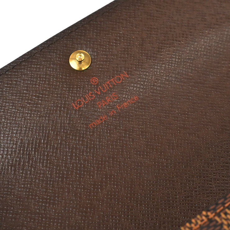 Louis Vuitton Damier Porte Tresor Etui Papie Wallet N61202 SP0035 XX32038