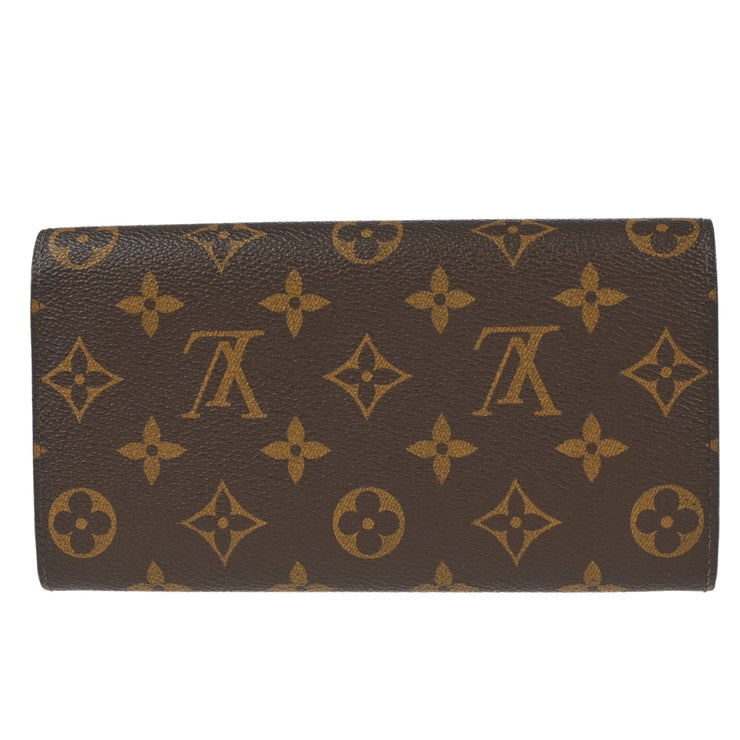 Louis Vuitton Monogram Portefeuille Sarah Wallet M61734 CA2141 XX32156