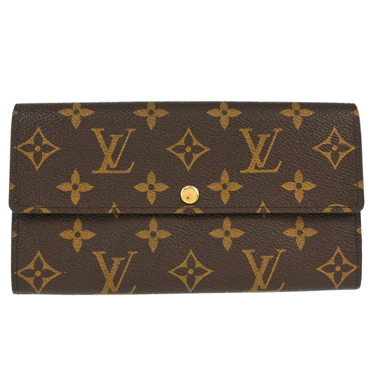 Louis Vuitton Monogram Portefeuille Sarah Wallet M61734 CA3078 XX32199