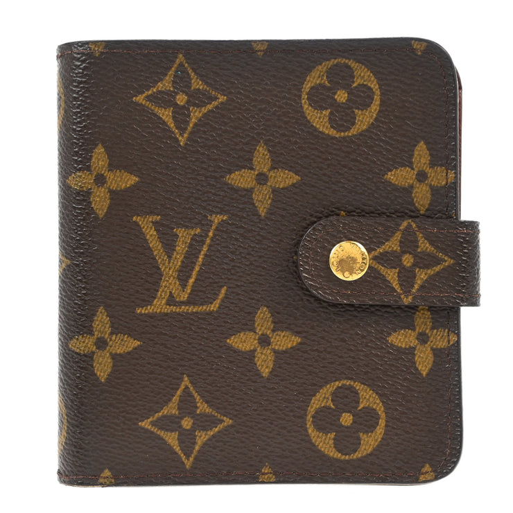 Louis Vuitton Monogram Compact Zip Wallet M61667 MI0012 XX32227