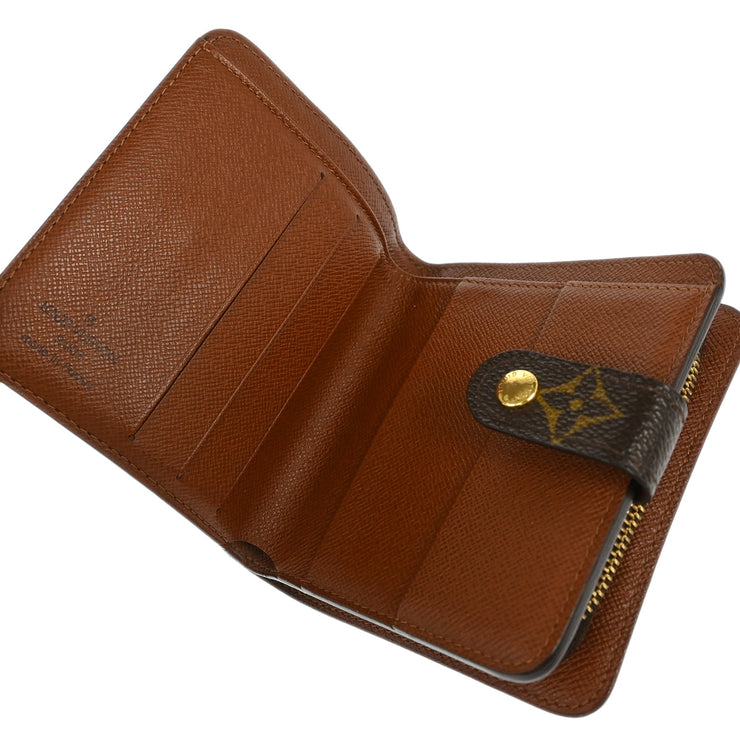 Louis Vuitton Monogram Compact Zip Wallet M61667 MI0012 XX32227