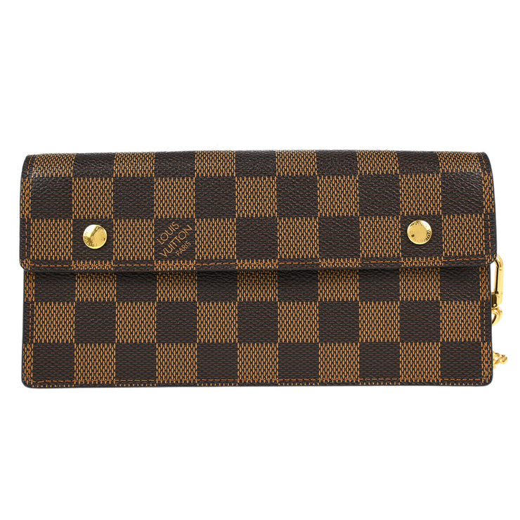 Louis Vuitton Damier Portefeuille Accordeon Wallet N60002 TH0036 XX32323