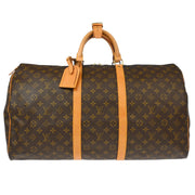 Louis Vuitton Monogram Keepall 55 Travel Duffle Handbag M41424 MI0940 XX32438