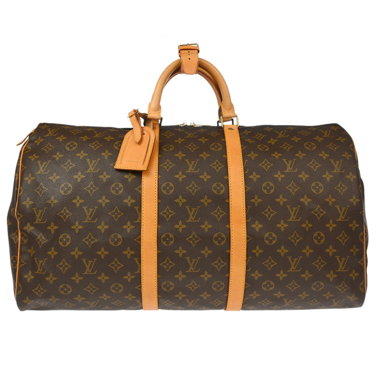 Louis Vuitton Monogram Keepall 55 Travel Duffle Handbag M41424 MI0940 XX32438