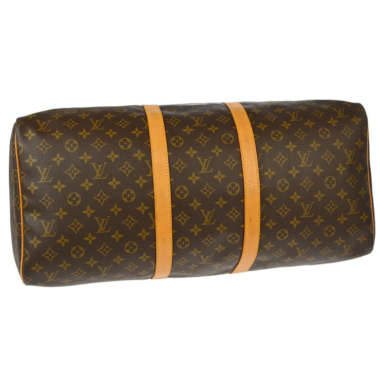 Louis Vuitton Monogram Keepall 55 Travel Duffle Handbag M41424 MI0940 XX32438