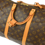 Louis Vuitton Monogram Keepall 55 Travel Duffle Handbag M41424 MI0940 XX32438