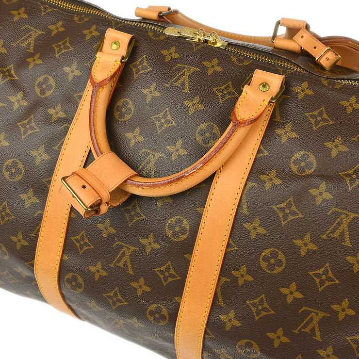 Louis Vuitton Monogram Keepall 55 Travel Duffle Handbag M41424 MI0940 XX32438