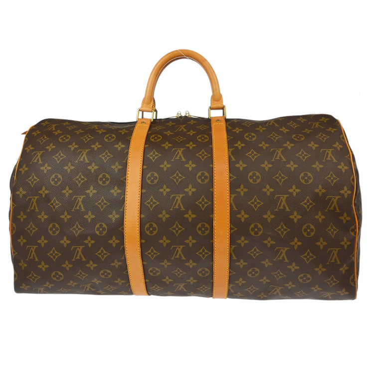 Louis Vuitton Monogram Keepall 55 Travel Duffle Handbag M41424 MI0952 XX32477