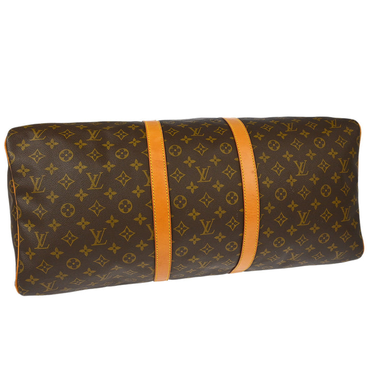 Louis Vuitton Monogram Keepall 55 Travel Duffle Handbag M41424 MI0952 XX32477