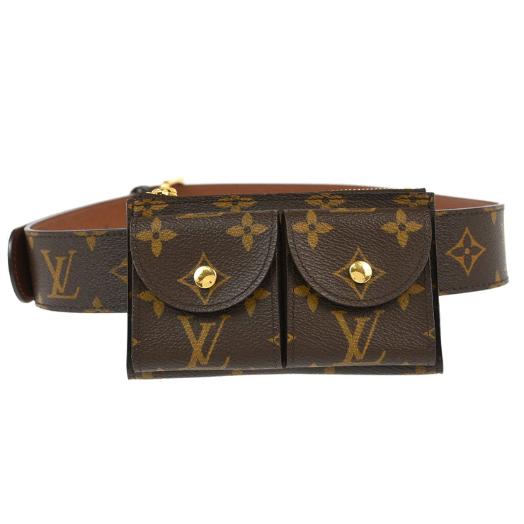 Louis Vuitton Ceinture Pochette Duo Waist Bum Bag M9836 #85/34 CA2120 XX32499