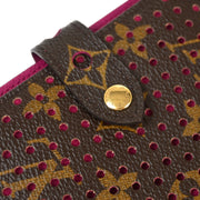 Louis Vuitton Monogram Perfo Compact Zip Wallet M95188 MI0026 XX32591