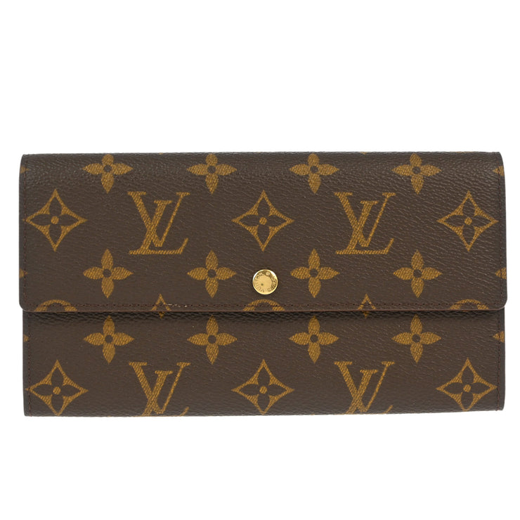 Louis Vuitton Monogram Porte Monnaie Credit Wallet M61725 TH1909 XX32659