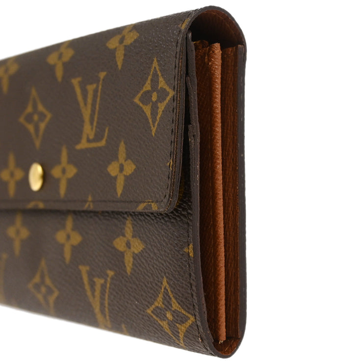 Louis Vuitton Monogram Portefeuille Sarah Wallet M61734 CA2037 XX32853