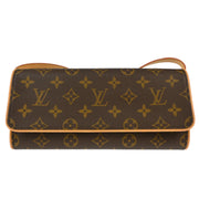 Louis Vuitton Monogram Pochette Twin GM Crossbody Bag M51852 FL0012 XX32859