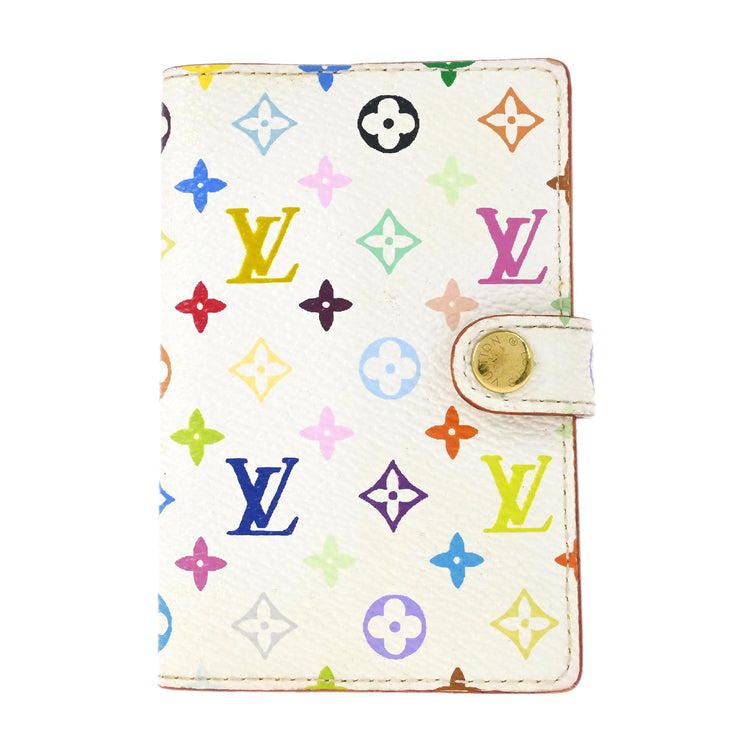 Louis Vuitton Multicolor Carnet Deval Agenda Mini Notebook M92653 SR0023 XX33364