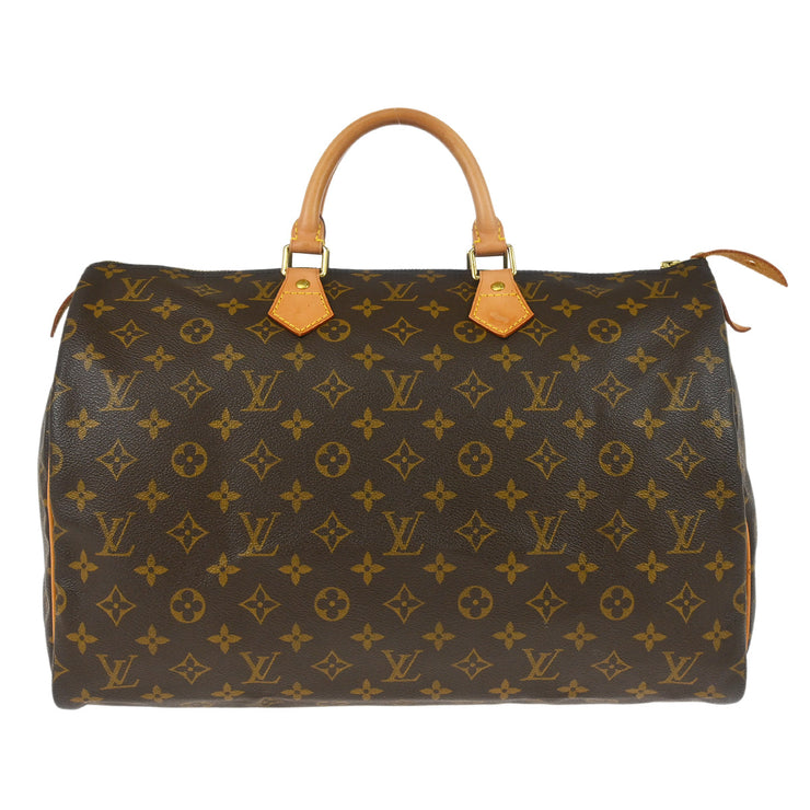 Louis Vuitton Monogram Speedy 40 Duffle Handbag M41522 MB0041 XX33381
